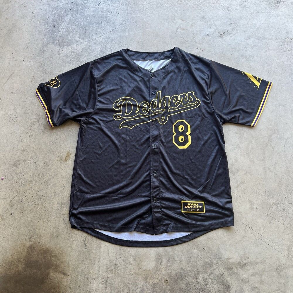 Los Angeles Dodgers Kobe Bryant Lakers Night SGA Jersey 8/25/24 Size: XL